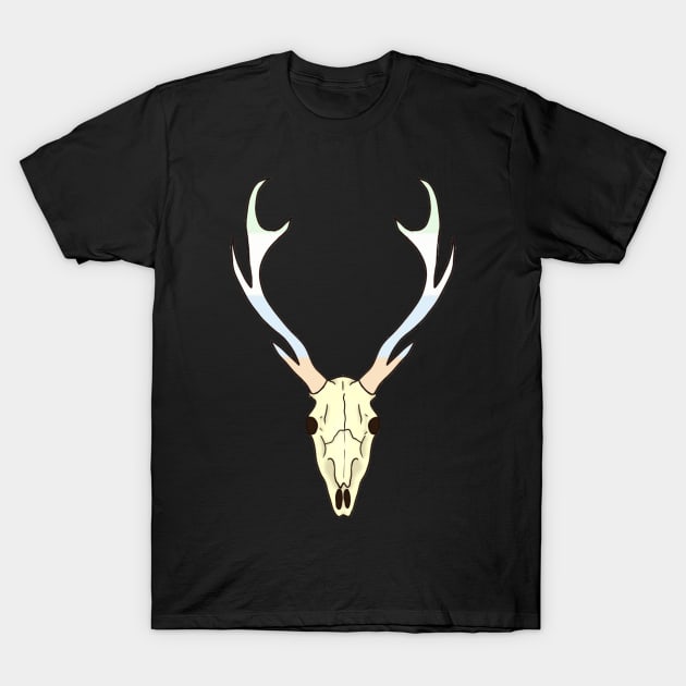 Unlabeled Pride Deer Skull T-Shirt by whizz0